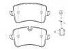 剎車片 Brake Pad Set:4G0 698 451 A